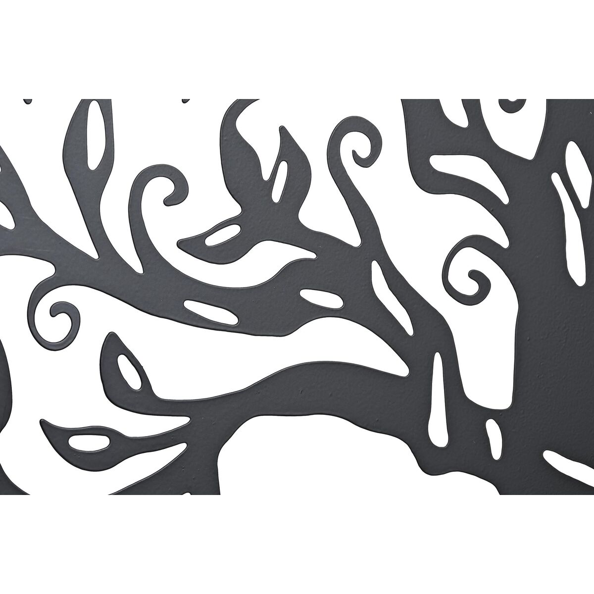 Decorațiune de Perete DKD Home Decor Negru Metal Alb Indian Lună (2 Unități) (60 x 1 x 60 cm)