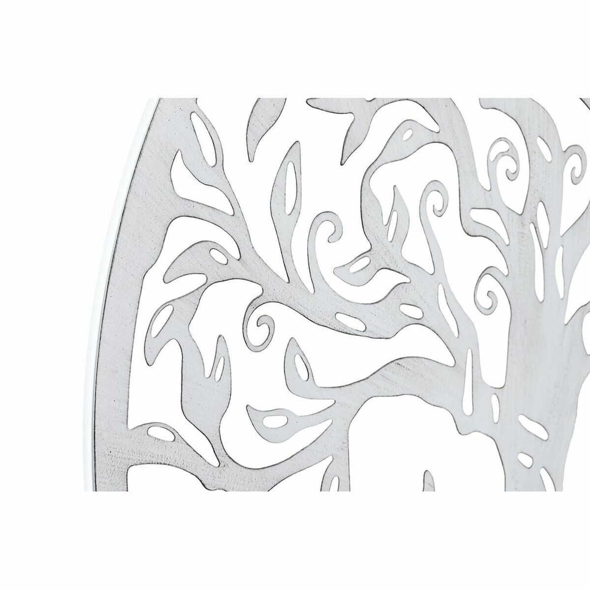 Decorațiune de Perete DKD Home Decor Negru Metal Alb Indian Lună (2 Unități) (60 x 1 x 60 cm)