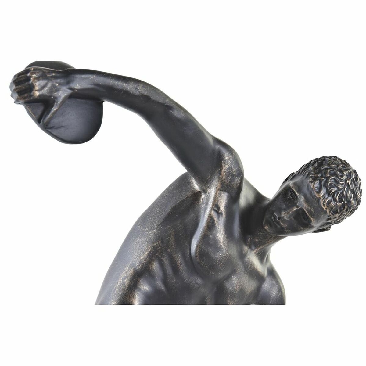 Figură Decorativă DKD Home Decor Discobolus Cupru Rășină (19 x 17 x 34 cm)