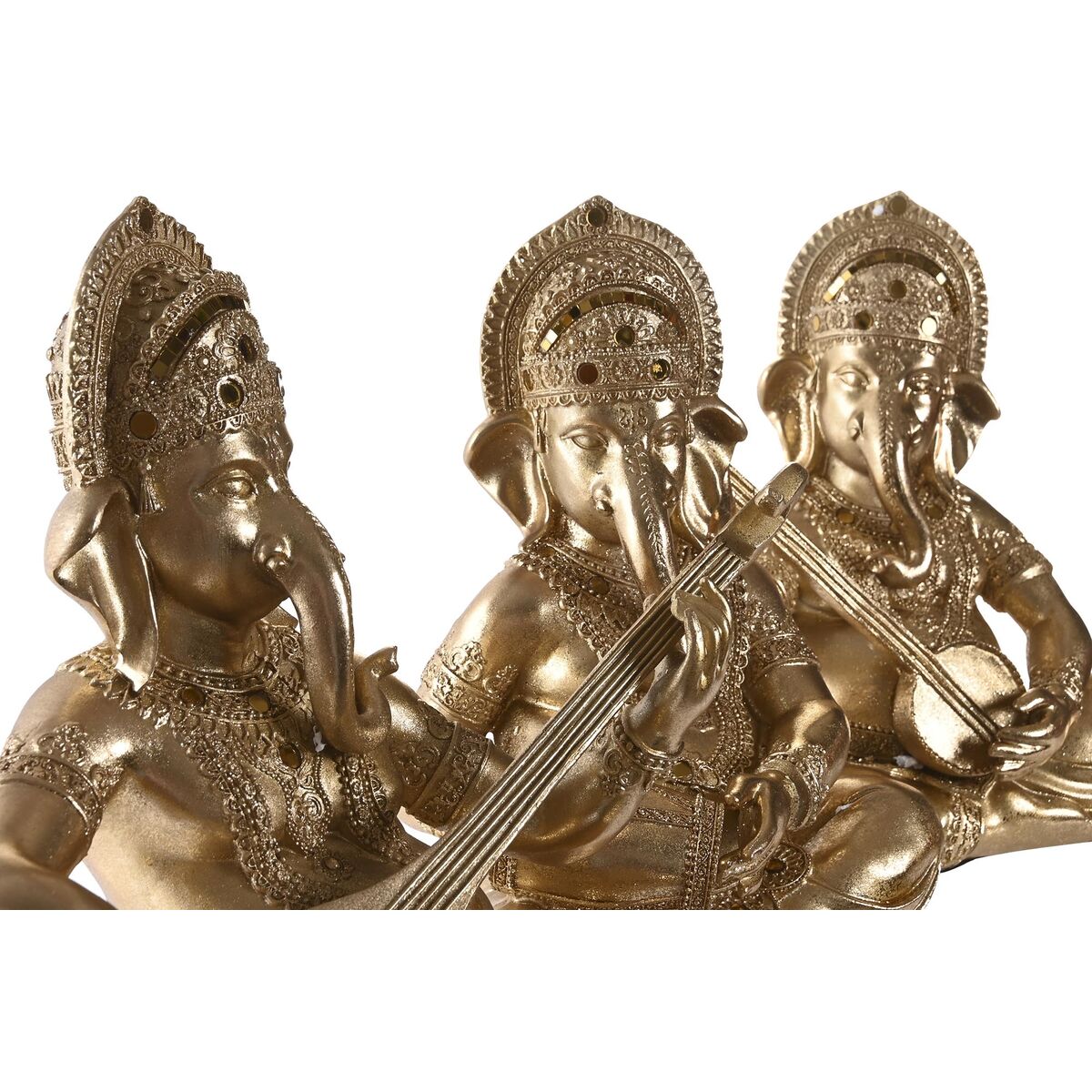 Figură Decorativă DKD Home Decor Rășină Indian (31 x 15,5 x 30 cm) (3 Unități)