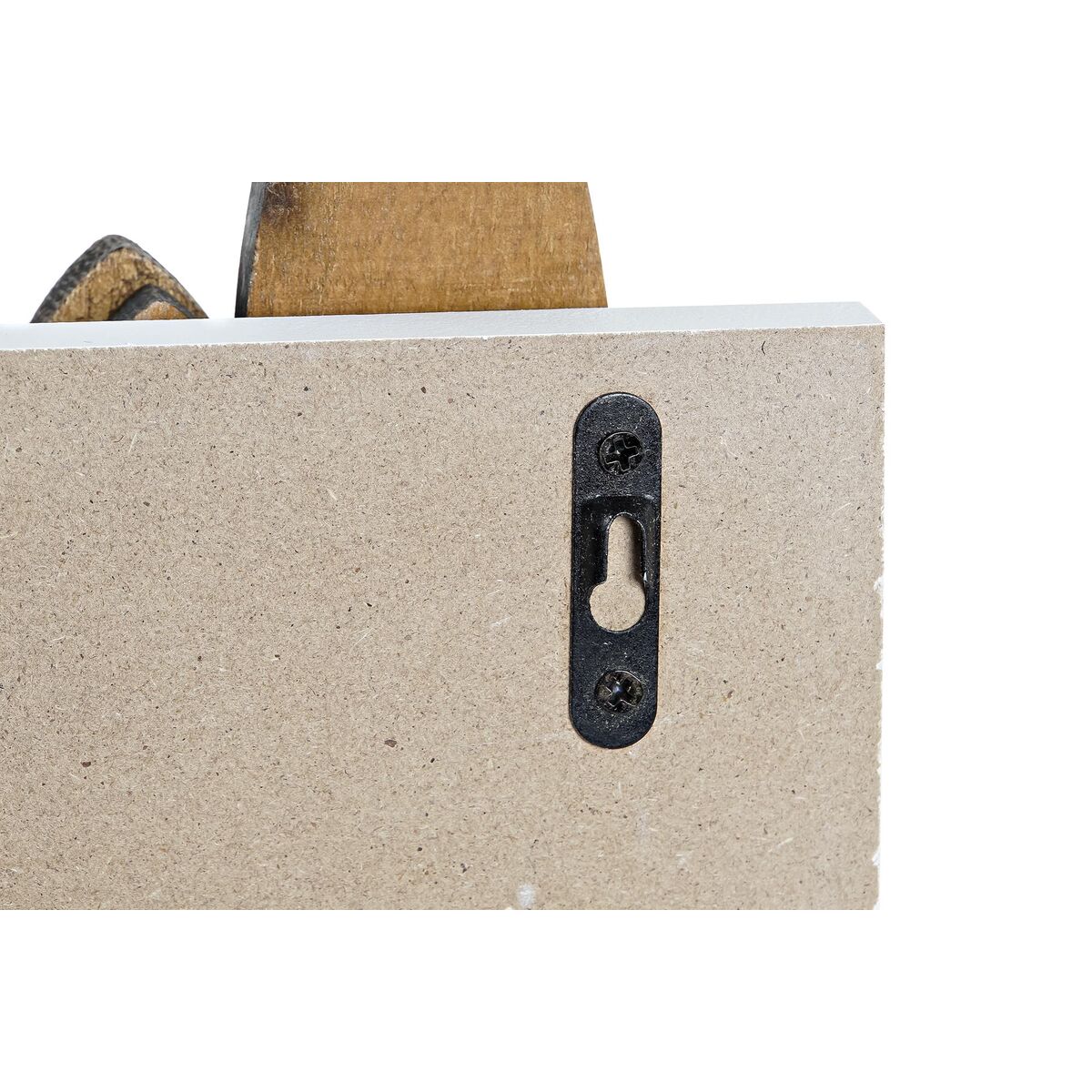 Cuier de perete DKD Home Decor Lemn Case Urban 40 x 4 x 17 cm