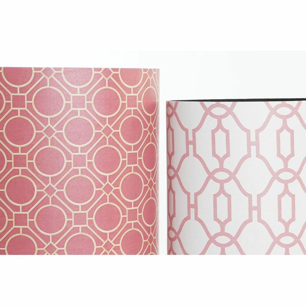 Coș de gunoi pentru hârtie DKD Home Decor Alb Portocaliu Lemn Pânză Vintage