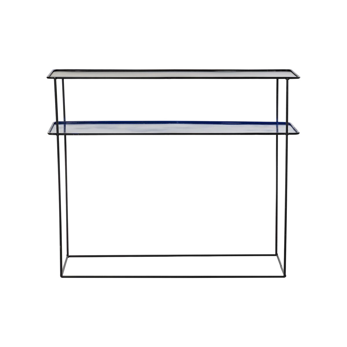 Set de mobilier DKD Home Decor Albastru Negru 70 x 27 x 45 cm 40 x 27 x 45 cm 80 x 27 x 65 cm 80 x 27,5 x 65 cm