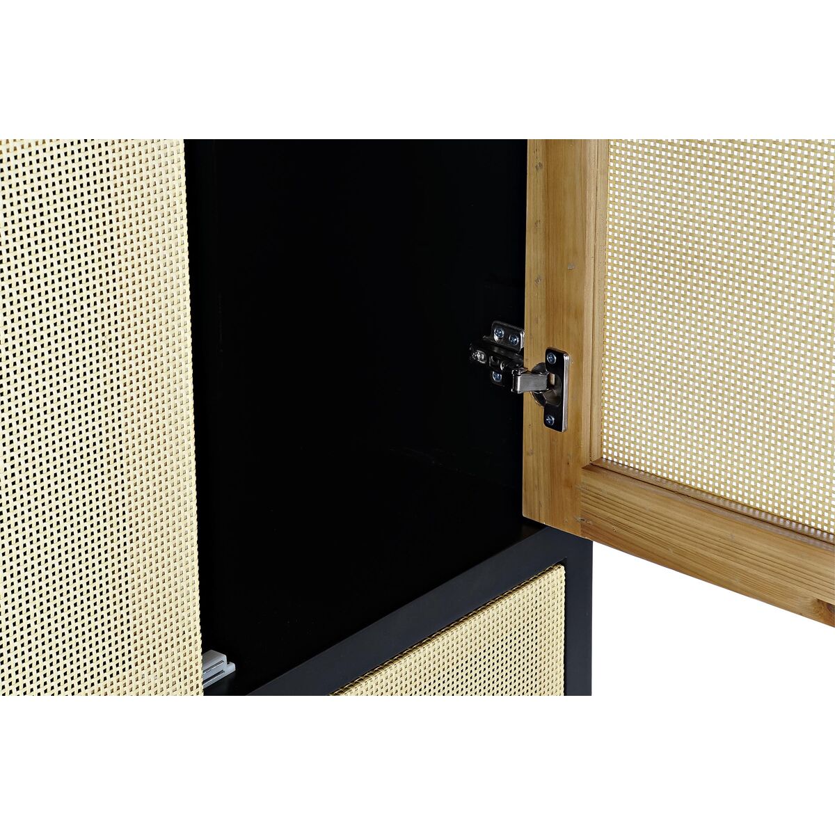 Dulap DKD Home Decor 80 x 38 x 160 cm Brad Natural Negru