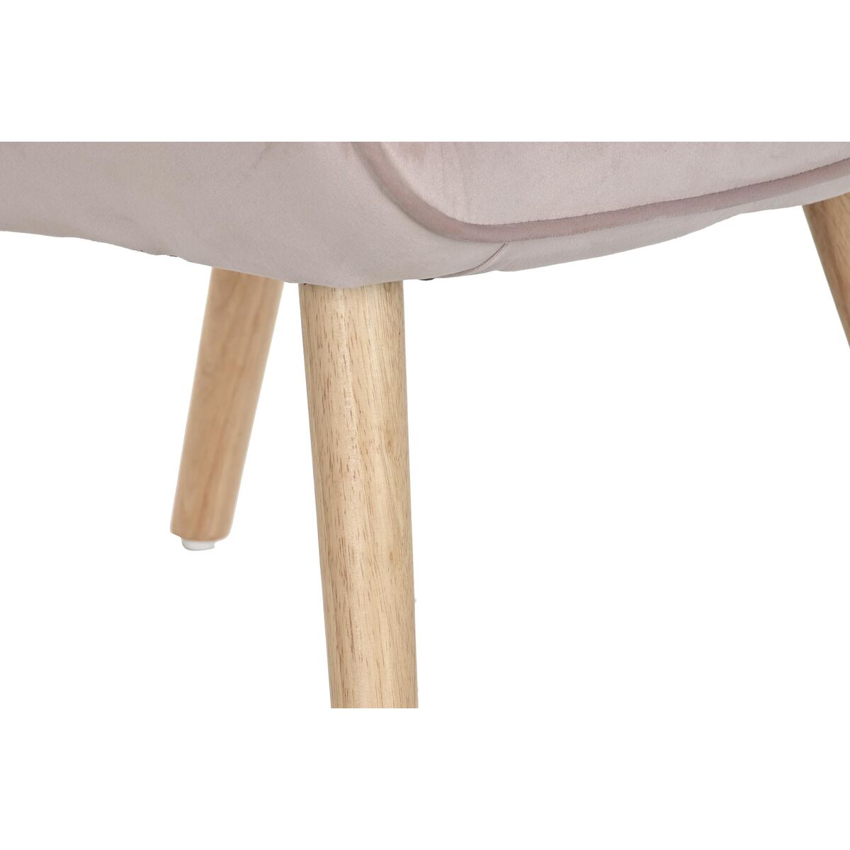 Fotoliu DKD Home Decor Roz Poliester Lemn 67 x 69 x 96 cm 75 x 69 x 96 cm
