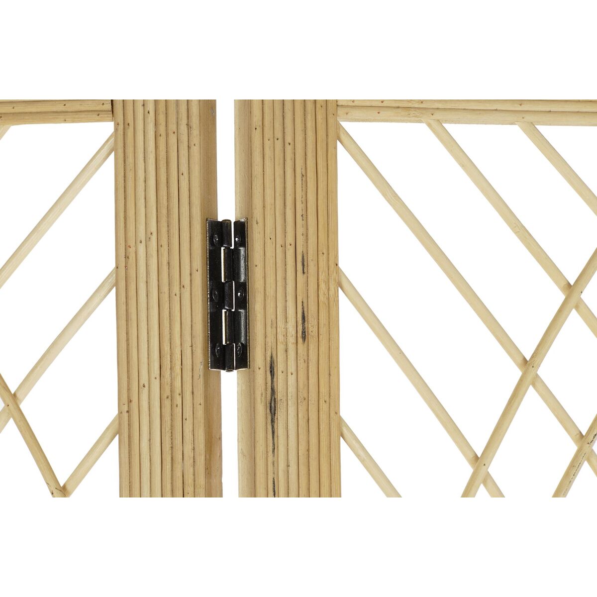 Paravan pliant DKD Home Decor 136 x 2,5 x 180 cm Metal Bambus 30 x 40 cm