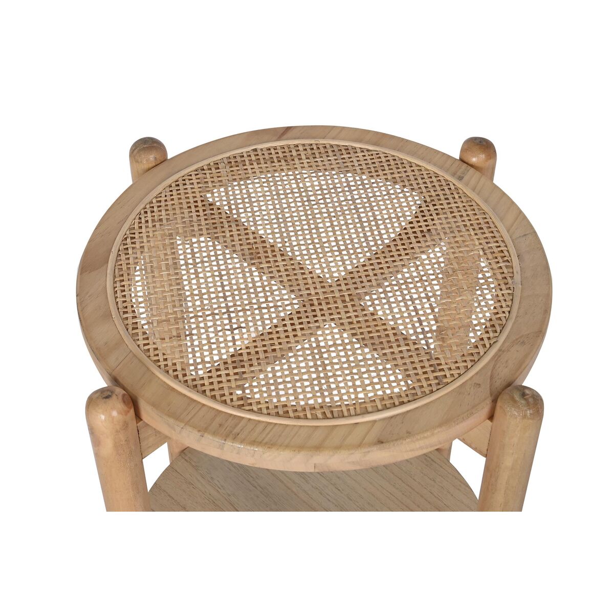 Măsuță Laterală DKD Home Decor Natural 38 x 38 x 54,5 cm 41 x 41 x 55,5 cm