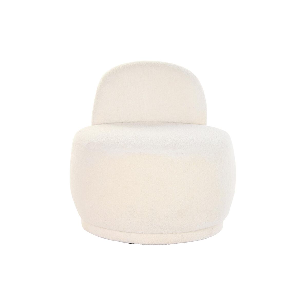 Fotoliu DKD Home Decor Alb 66 x 66 x 66 cm