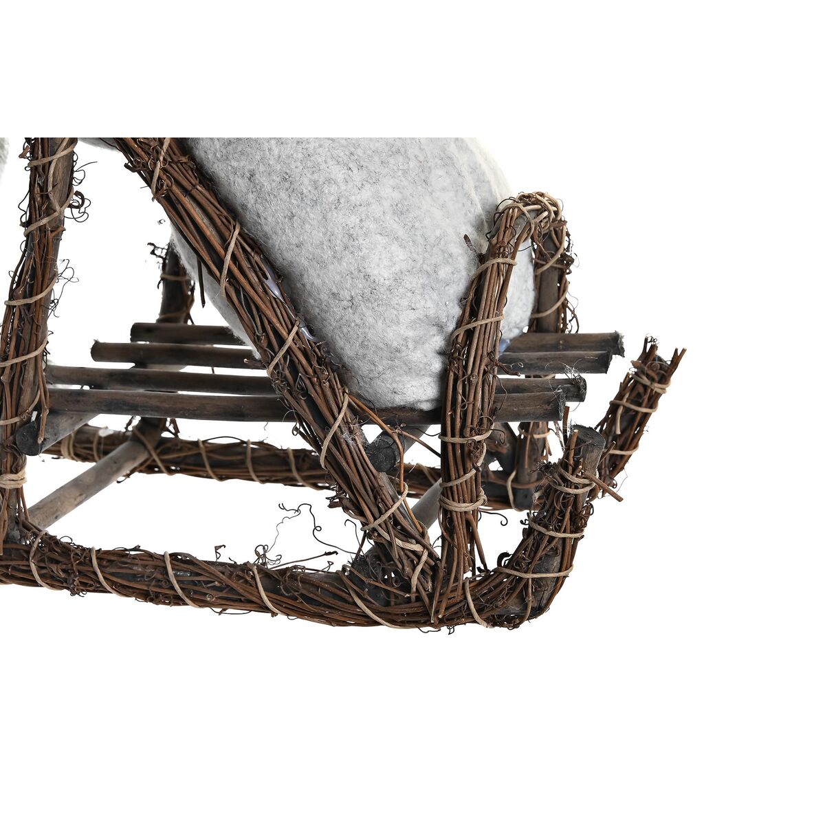 Ornament de Crăciun DKD Home Decor Gri Moș Crăciun 42 x 22 x 48 cm