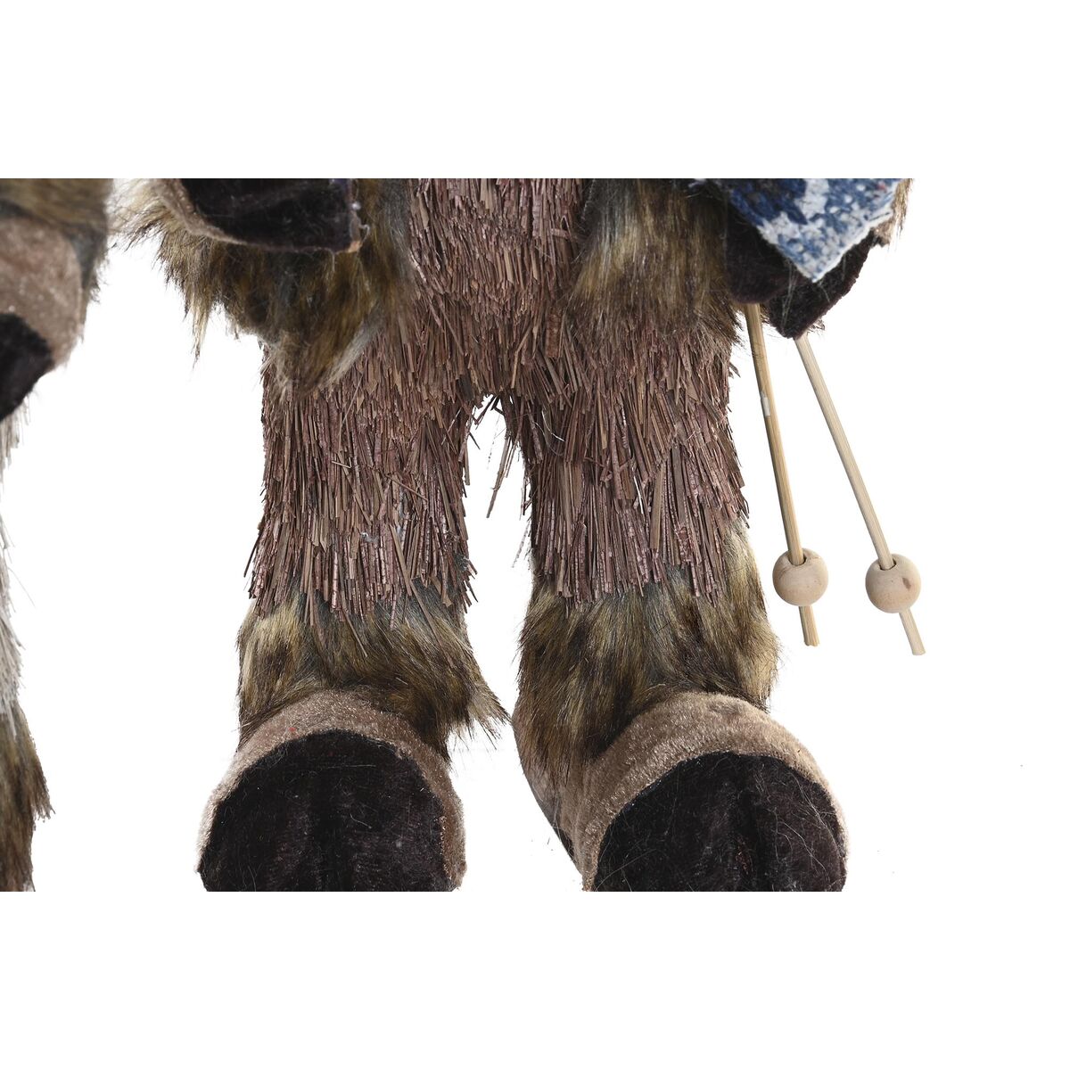 Figură Decorativă DKD Home Decor Crăciun Ren Natural polistiren (15 x 16 x 35 cm) (2 Unități)