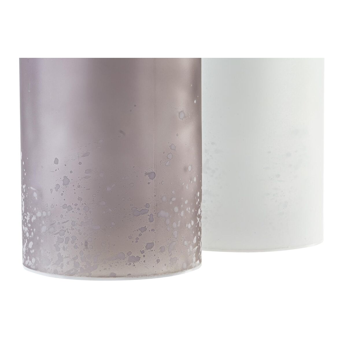 Decorare ușoară DKD Home Decor Crăciun Maro Alb (11 x 11 x 25 cm) (2 Unități)