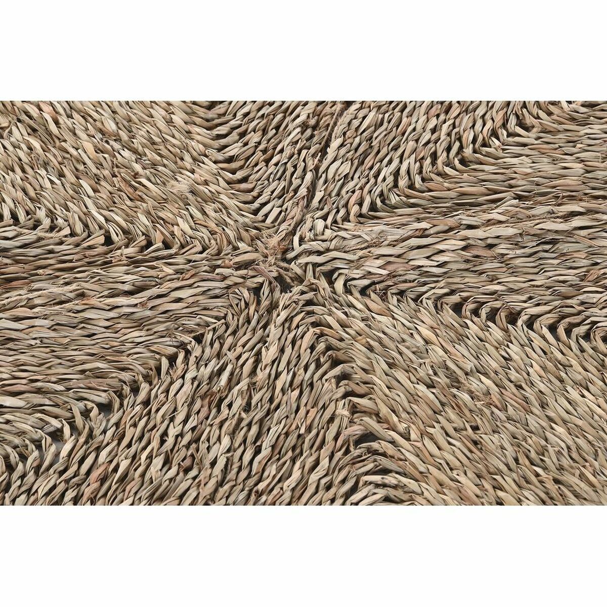 Covor DKD Home Decor 150 x 0,5 x 150 cm Natural Poliester Iarbă de mare