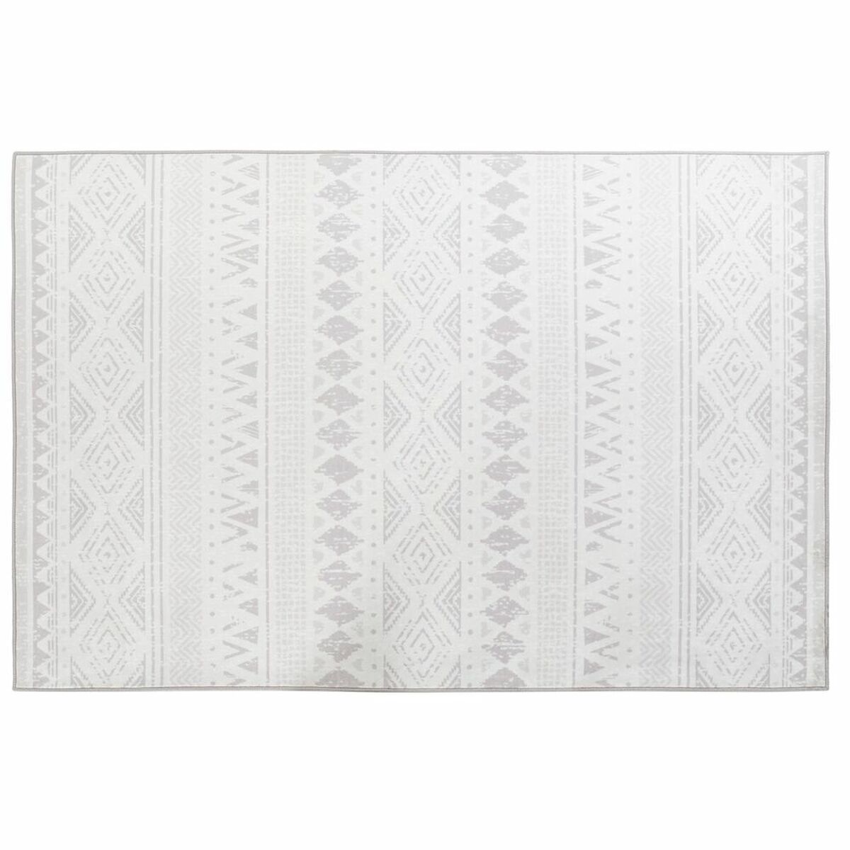 Covor DKD Home Decor Bej Alb Ikat (200 x 290 x 0,4 cm)