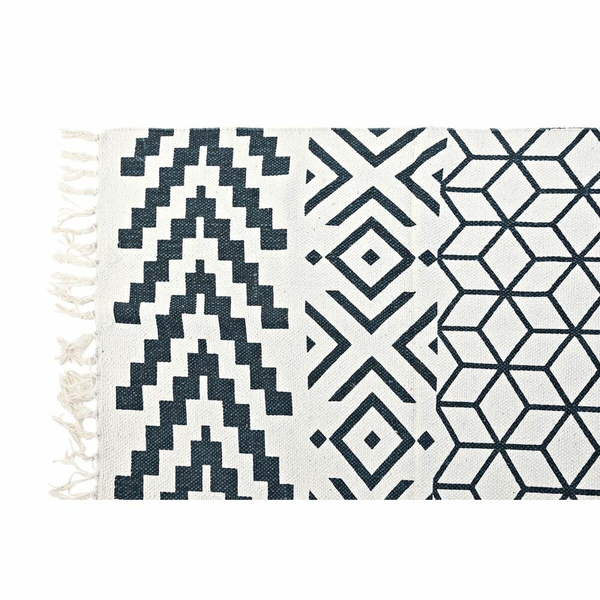 Covor DKD Home Decor Gri Alb (160 x 230 x 1 cm)