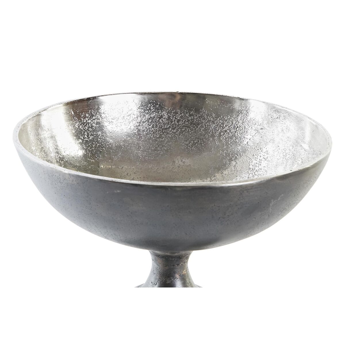 Decorațiune pentru Centrul Mesei DKD Home Decor Auriu* Argintiu Aluminiu 25 x 25 x 19 cm (2 Unități)