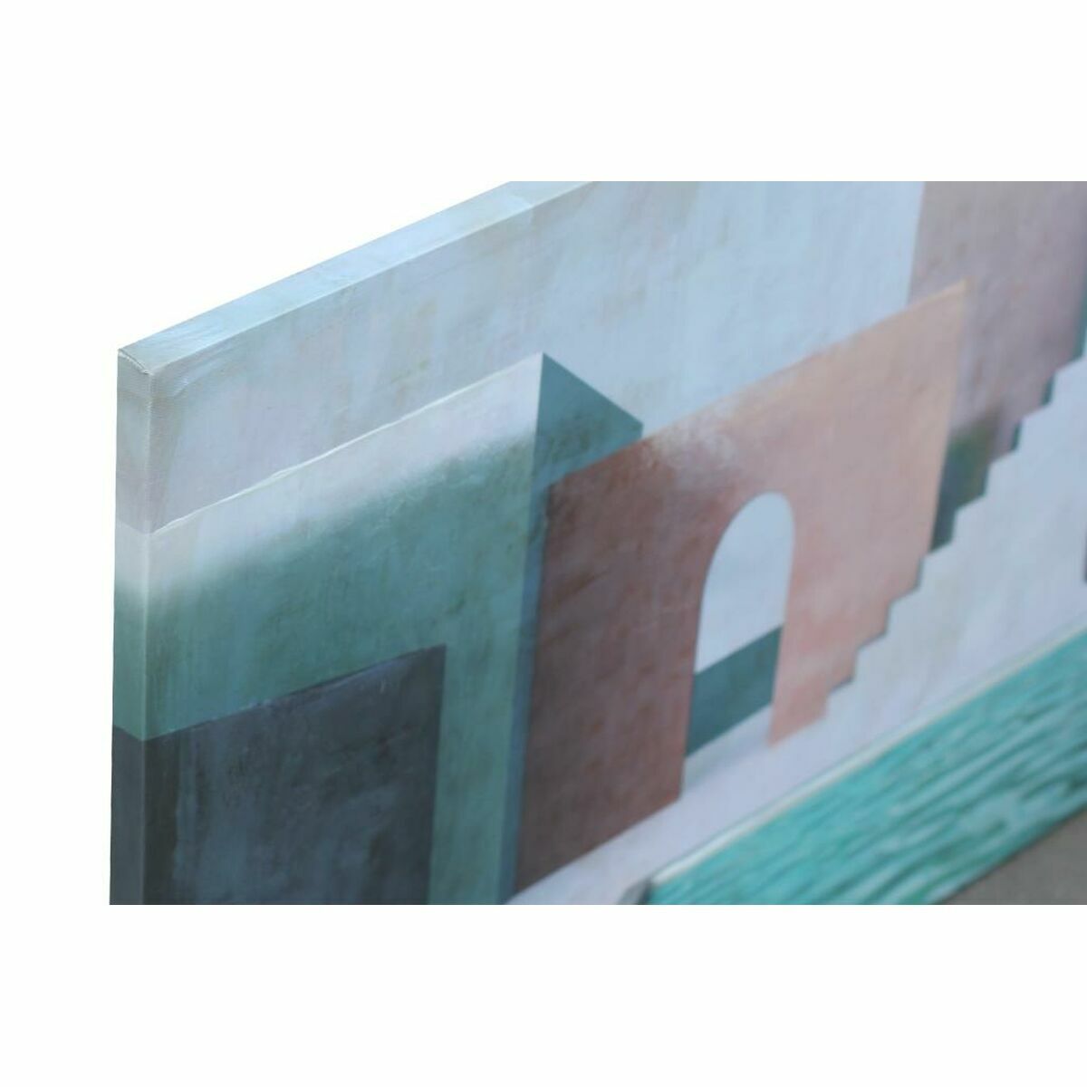 Pânză DKD Home Decor Pânză Lemn MDF 70 x 1,8 x 50 cm