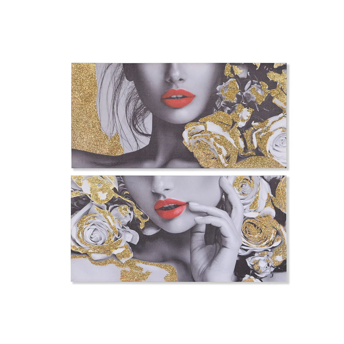 Pânză DKD Home Decor Pânză Lemn MDF 80 x 2 x 40 cm