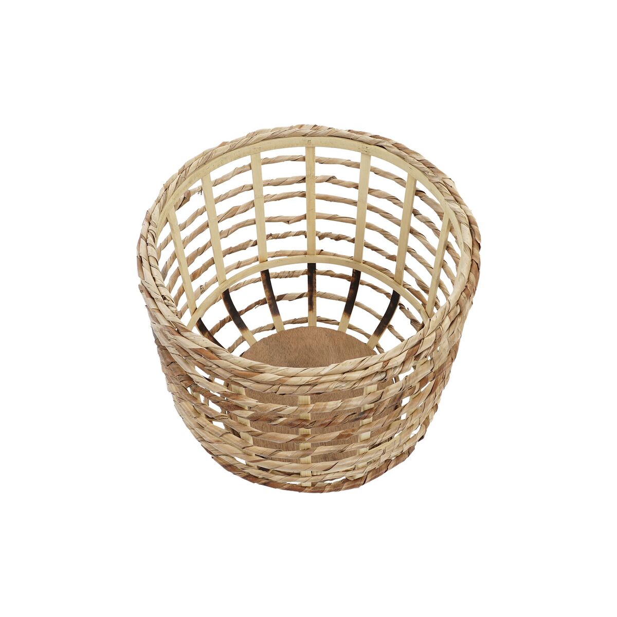 Set de Coșuri DKD Home Decor Maro Natural (3 Piese) (3 Unități)