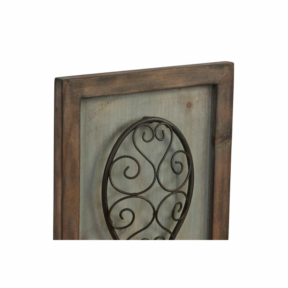 Figură Decorativă DKD Home Decor Finisaj învechit Metal Lemn Tacâmuri (24 x 5 x 99 cm) (2 Unități)