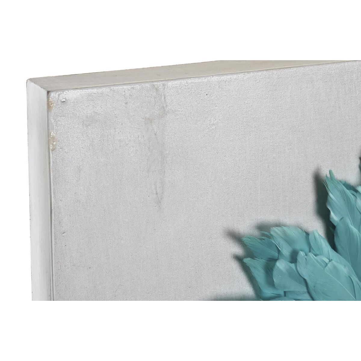 Decorațiune de Perete DKD Home Decor Alb Negru 60 x 6 x 60 cm (2 Unități)