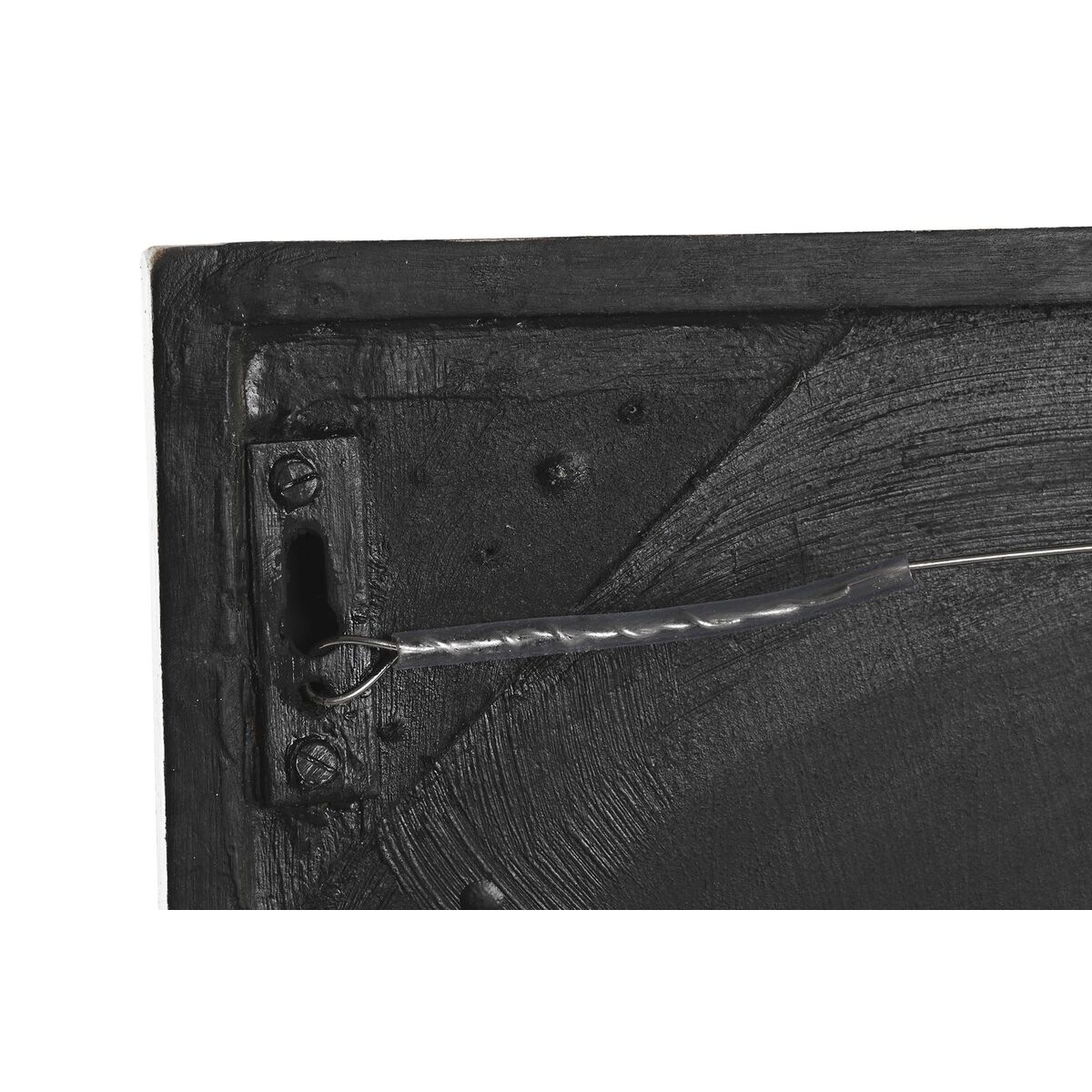 Decorațiune de Perete DKD Home Decor Alb Negru 60 x 6 x 60 cm (2 Unități)