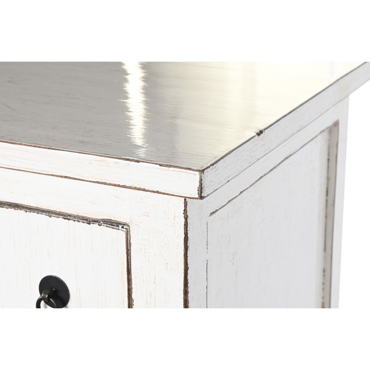 Dulap cu Sertare DKD Home Decor Alb Oriental Lăcuit 102 x 42 x 120 cm