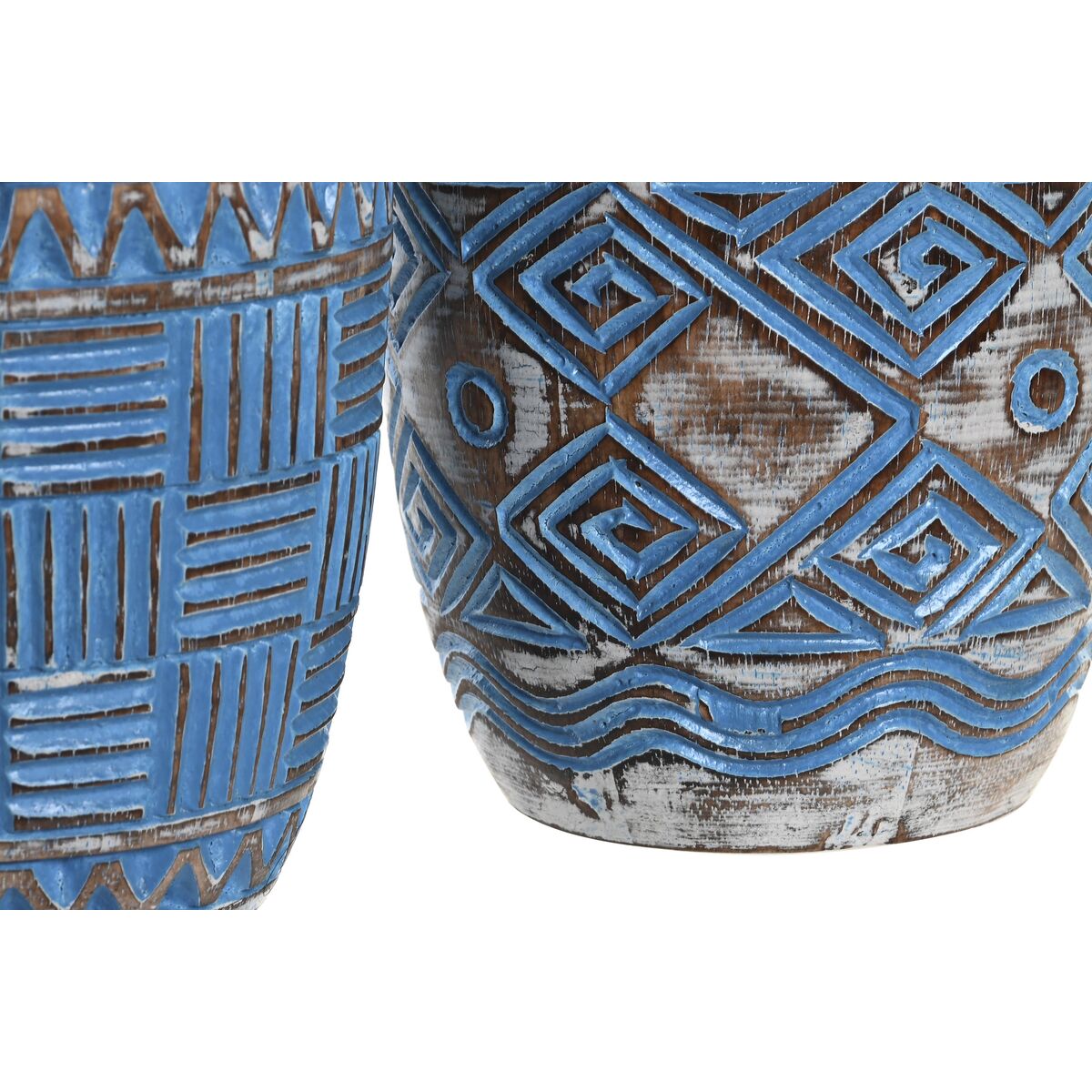 Lumânare DKD Home Decor Mediterană (2 Unități)