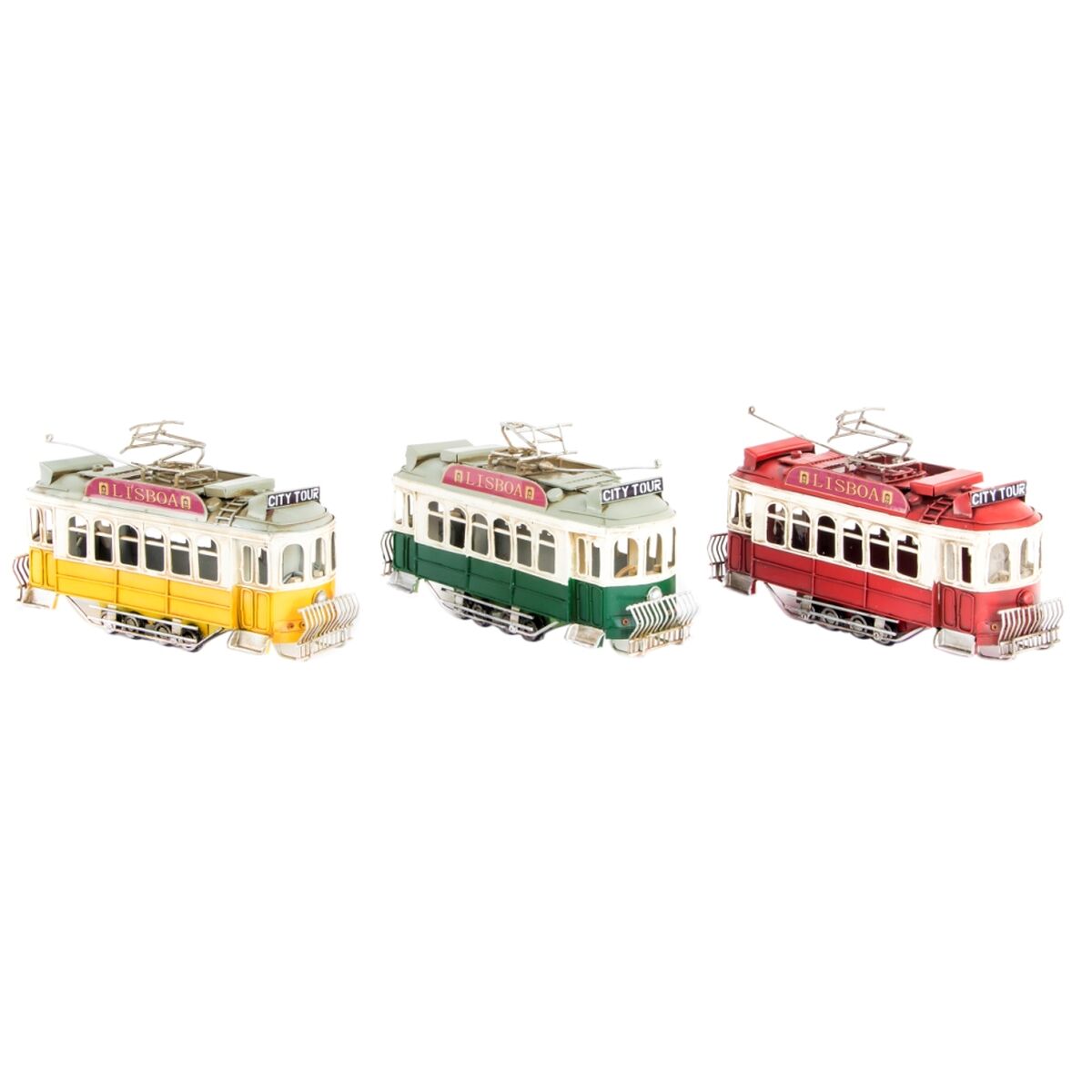 Figură Decorativă DKD Home Decor Tren Vintage 27 x 8,5 x 15,5 cm (3 Unități)