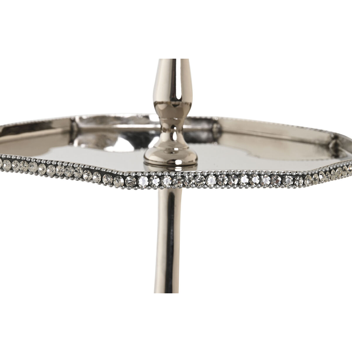 Decorațiune pentru Centrul Mesei DKD Home Decor Argintiu Aluminiu 28 x 28 x 47 cm