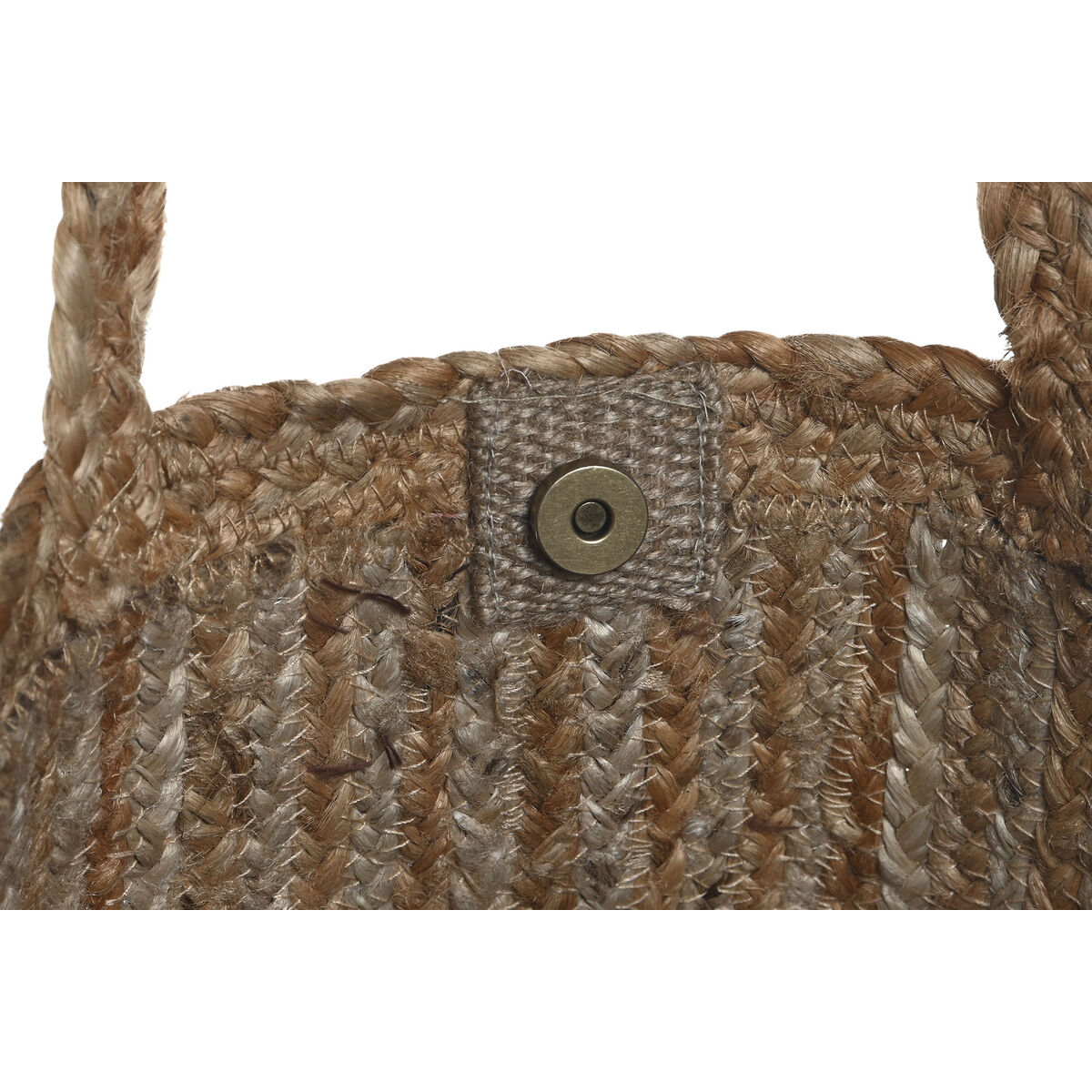 Geantă Damă DKD Home Decor Maro Crem 50 x 23 x 33 cm (2 Unități)