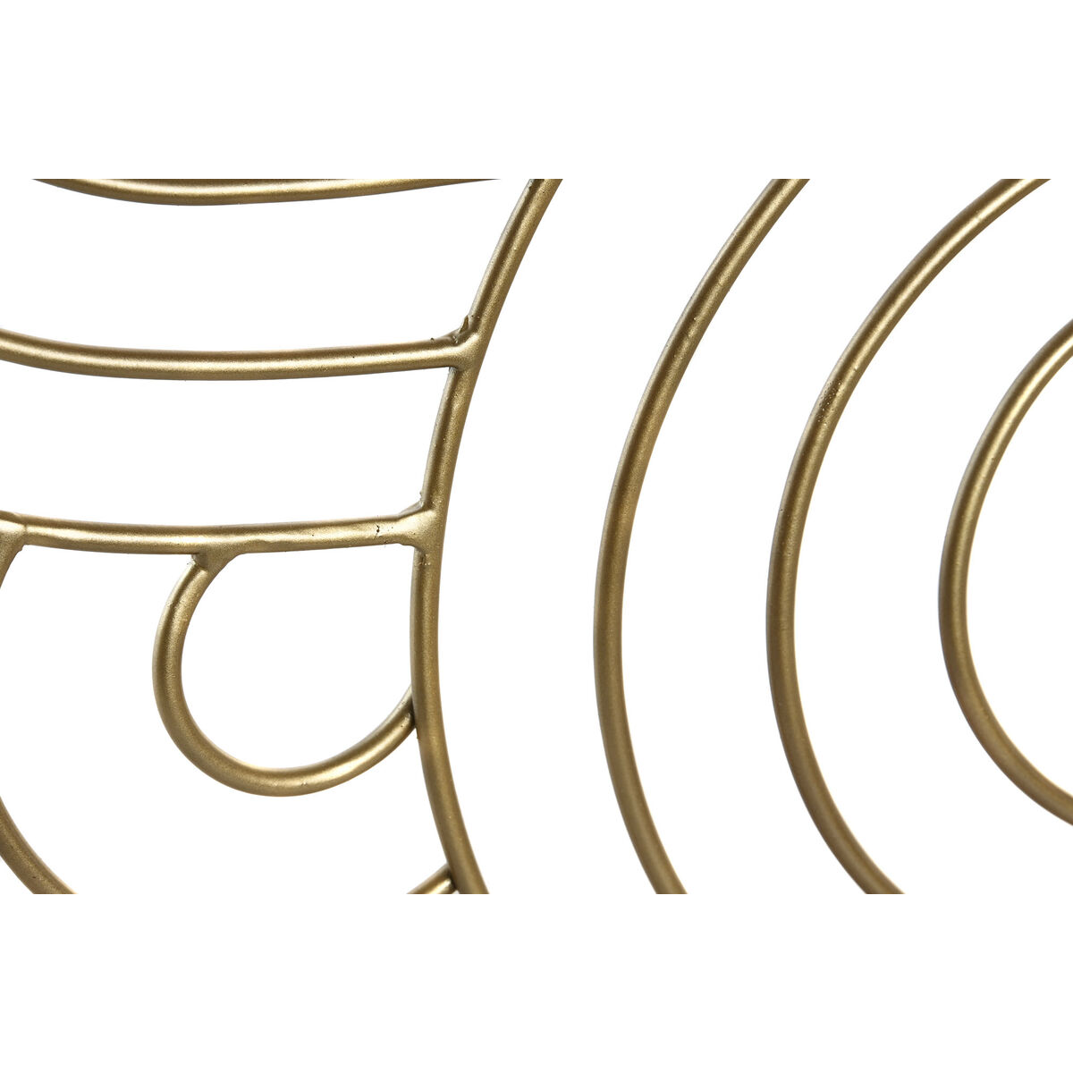 Decorațiune de Perete DKD Home Decor Auriu* Argintiu Abstract Oriental 61 x 1 x 61 cm (2 Unități)