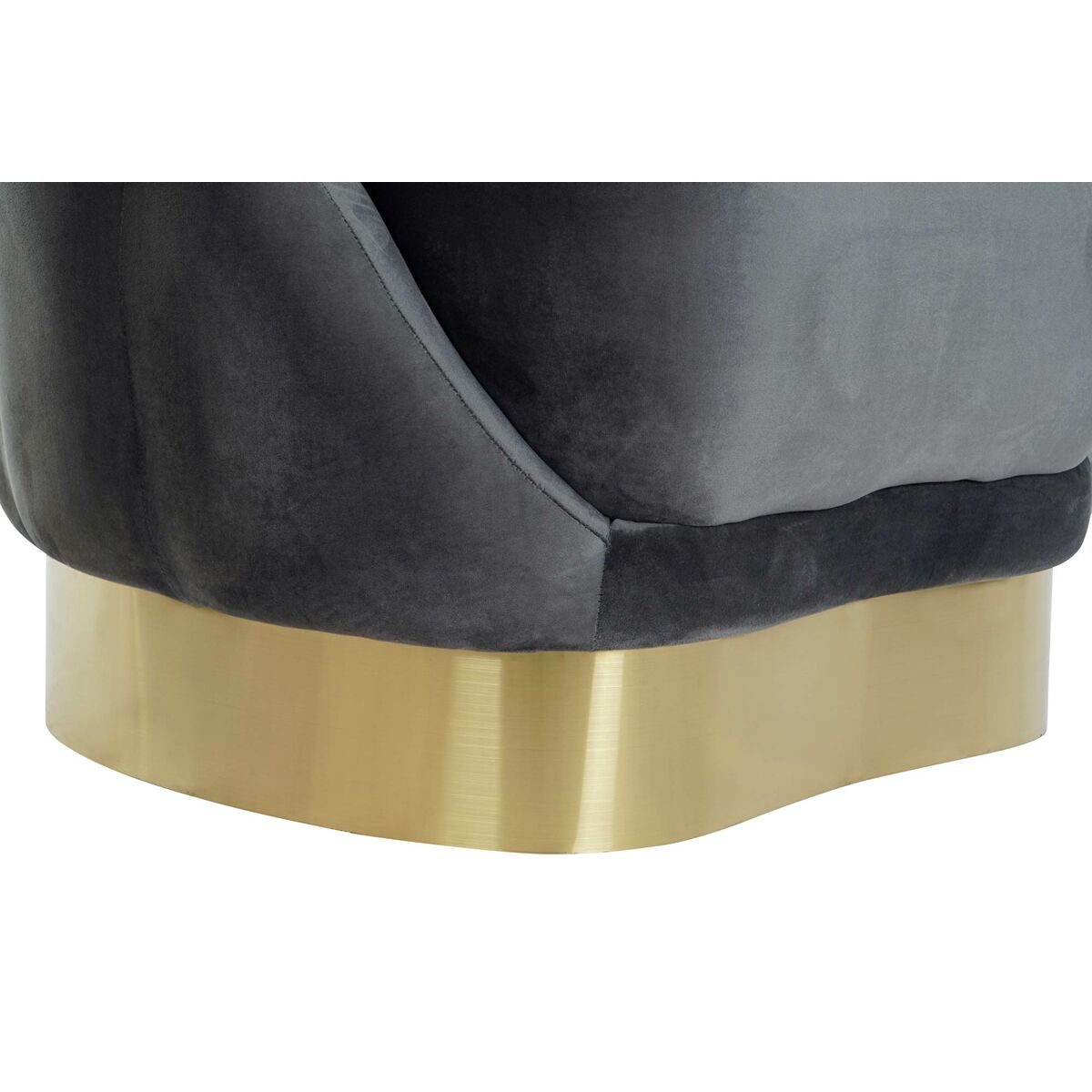 Fotoliu DKD Home Decor 86 x 80 x 85 cm Gri Metal Alb Gri închis