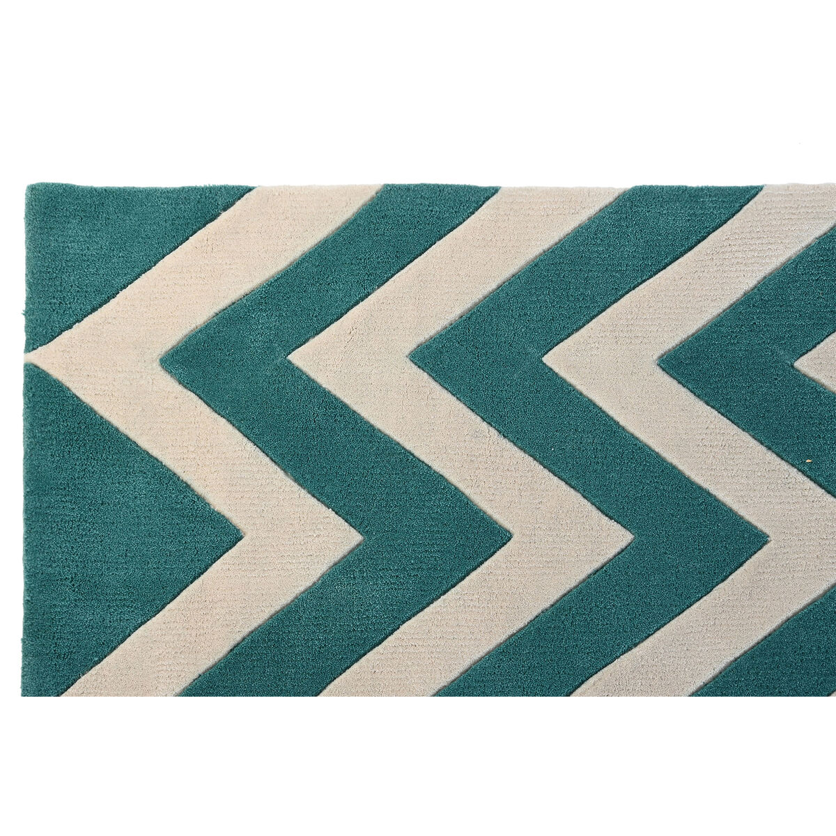 Covor DKD Home Decor 160 x 230 x 2 cm Poliester Zig-Zag Bicolor