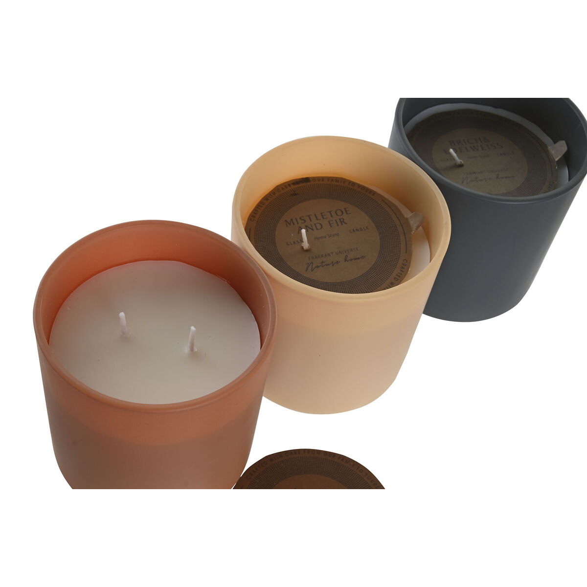 Lumânare Parfumată DKD Home Decor Tropical 270 g (3 Unități)