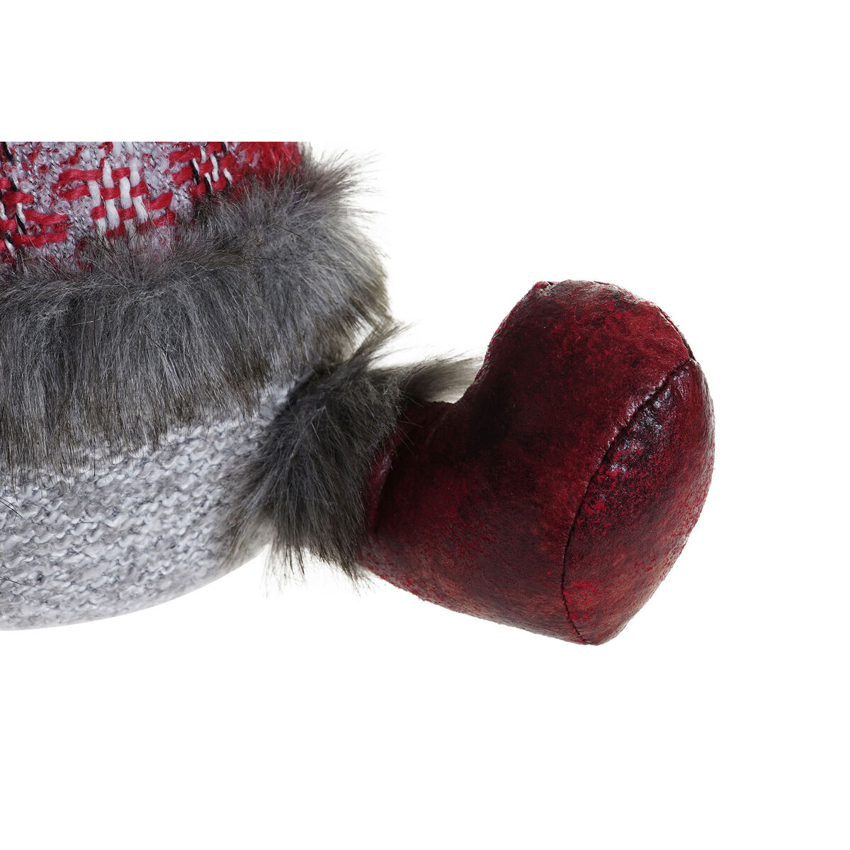 Ornament de Crăciun DKD Home Decor Roșu Gri Ren 27 x 19 x 32 cm (2 Unități)