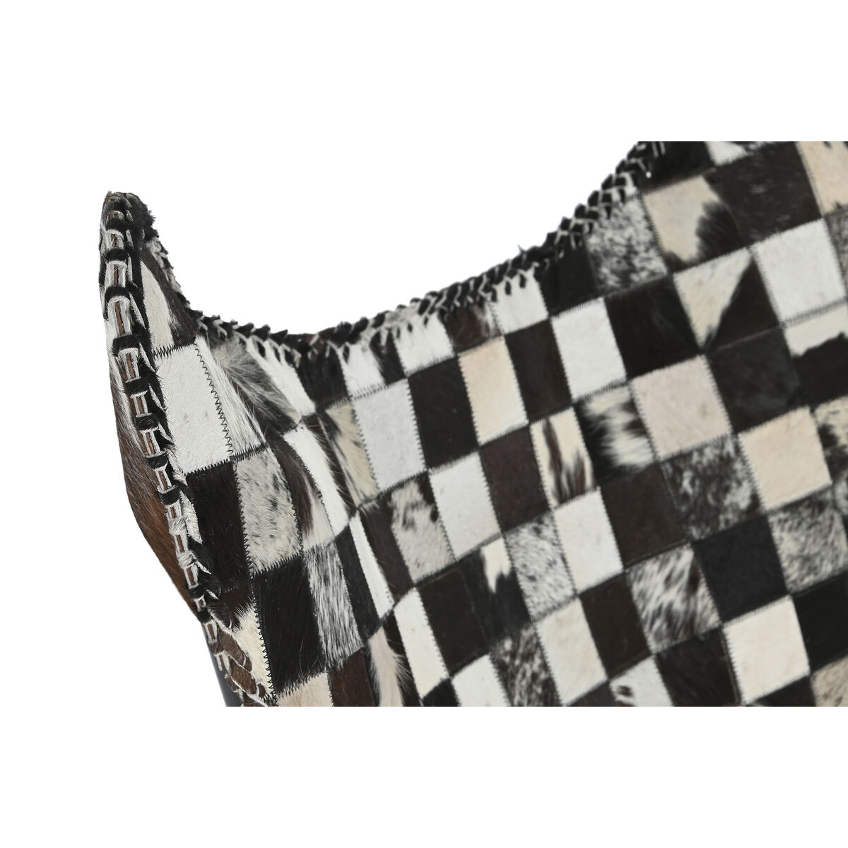 Fotoliu DKD Home Decor Crem Maro închis Fier 70 x 70 x 90 cm