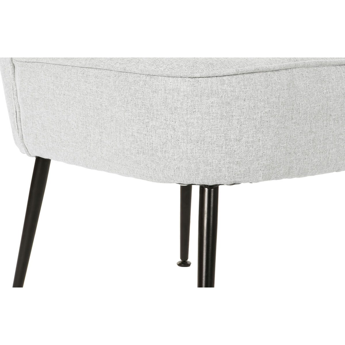 Fotoliu DKD Home Decor Negru Bej Greige Metal 55 x 64 x 72,5 cm