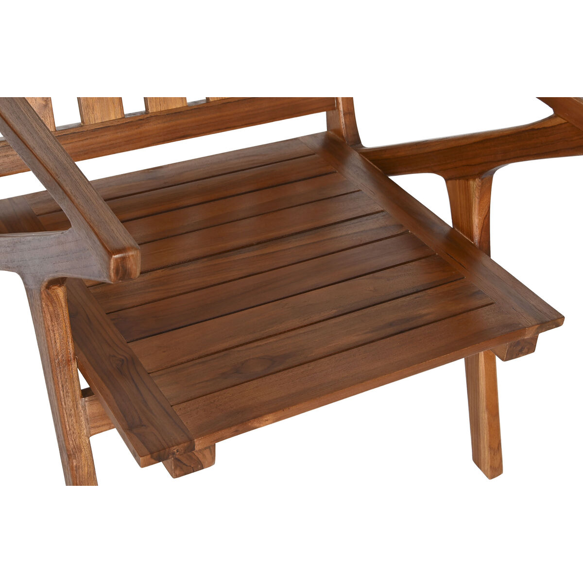 Fotoliu DKD Home Decor Alb Maro Maro închis Poliester Tec 64 x 76 x 77 cm