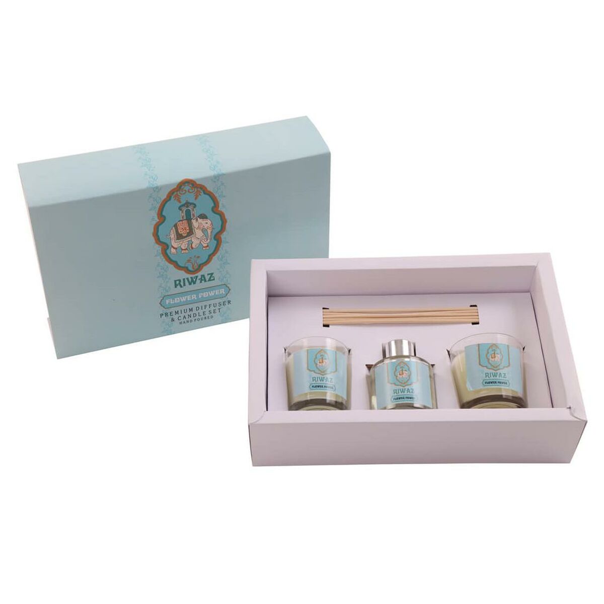 Lumânări Parfumate DKD Home Decor Indian 30 Piese (5 Unități) (3)