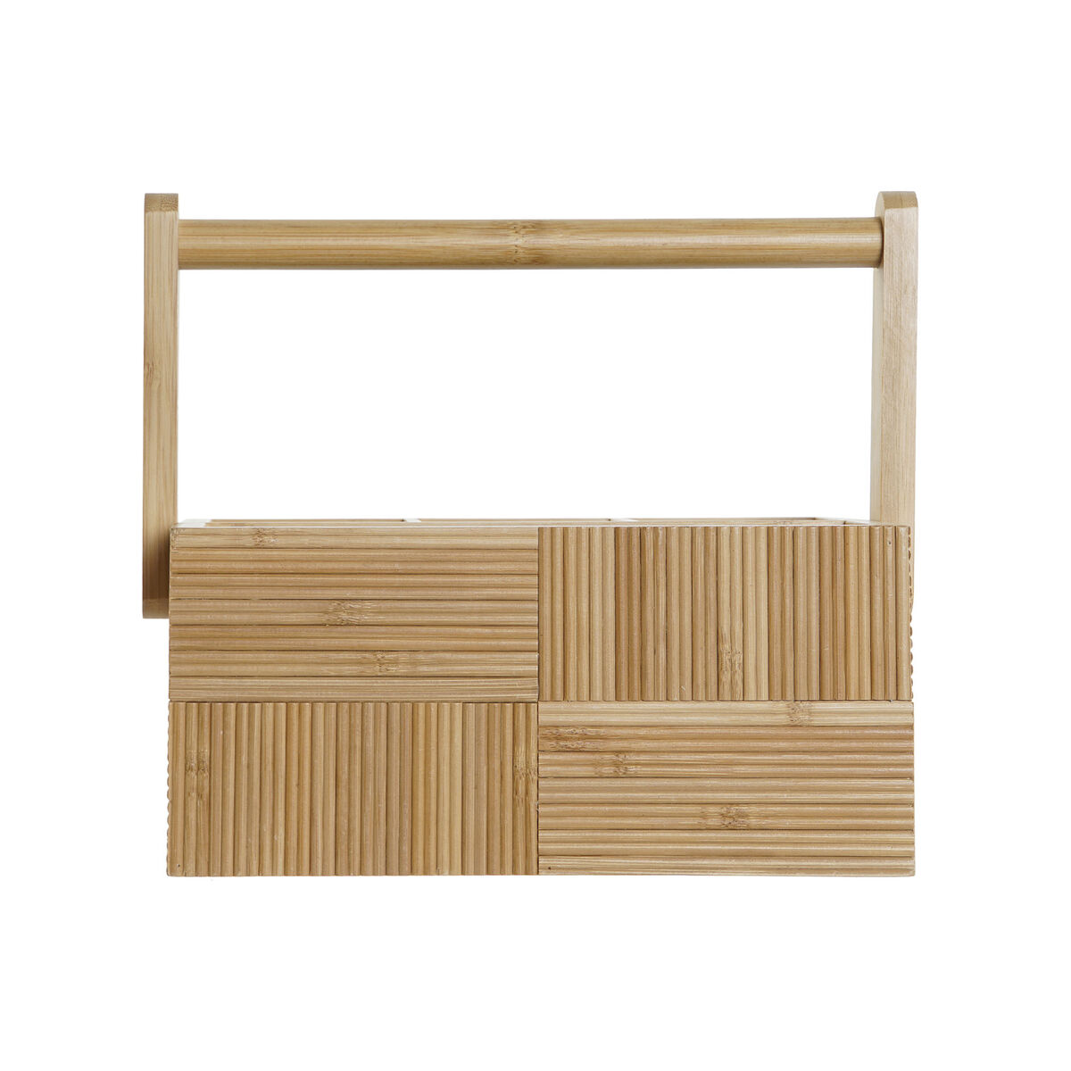 Coș de tacâmuri DKD Home Decor Natural Bambus 27 x 16,5 x 11,5 cm