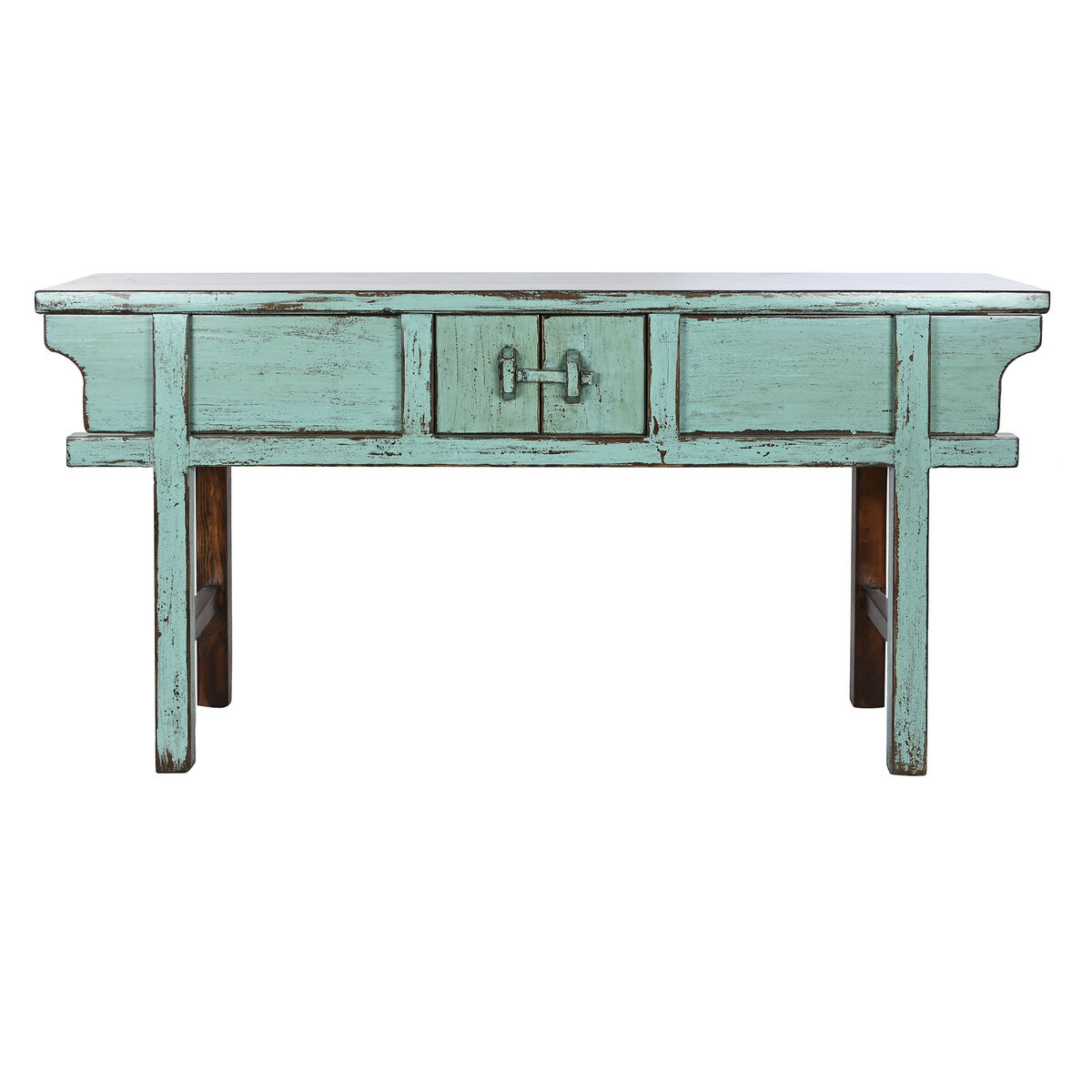 Console Home ESPRIT Turquoise Lemn de ulm 170 x 49 x 88 cm