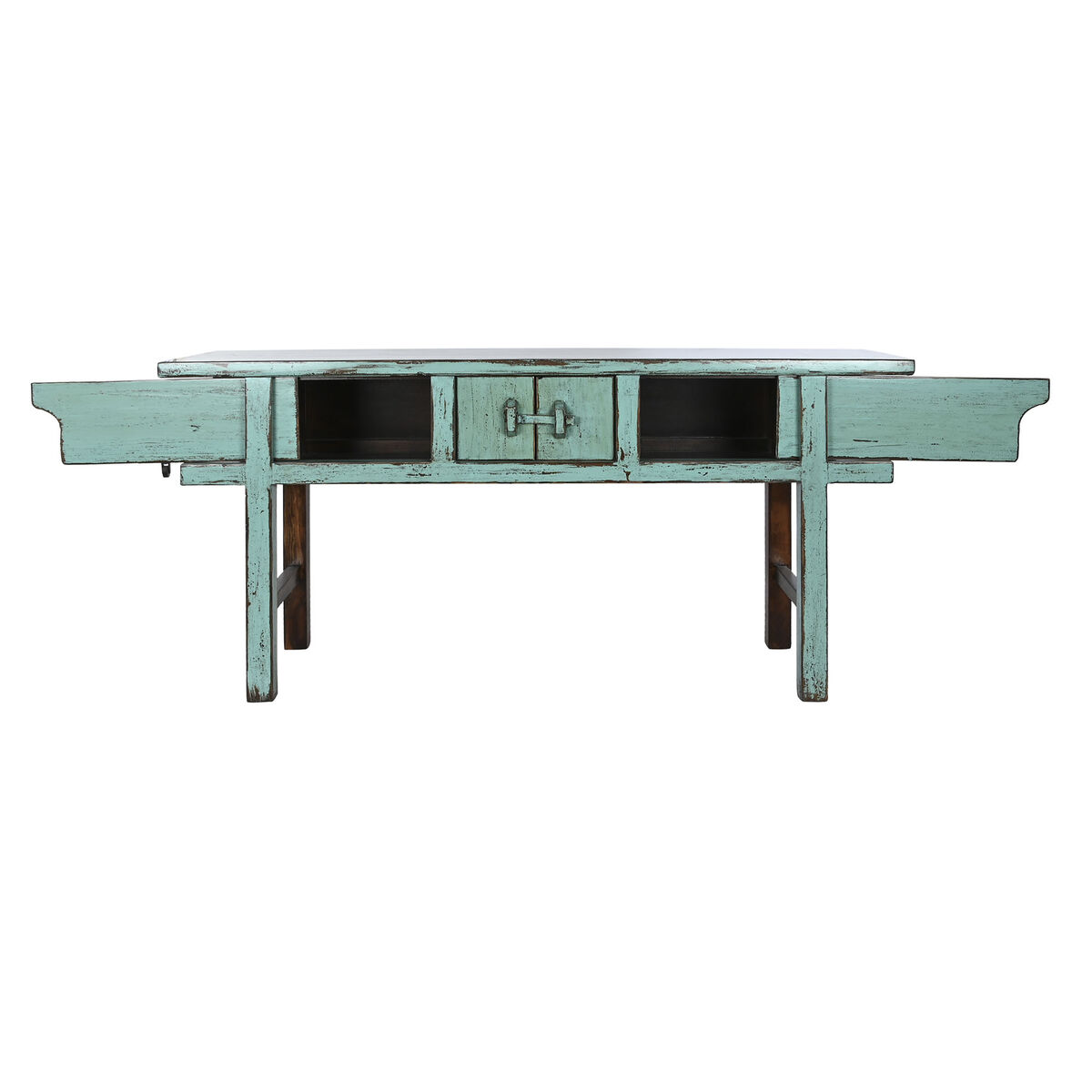 Console Home ESPRIT Turquoise Lemn de ulm 170 x 49 x 88 cm
