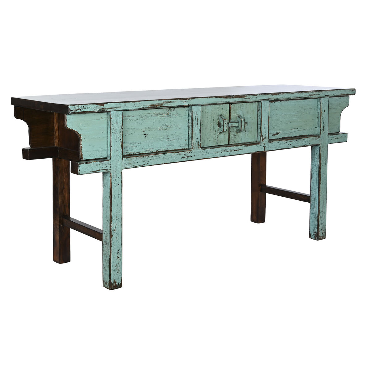 Console Home ESPRIT Turquoise Lemn de ulm 170 x 49 x 88 cm