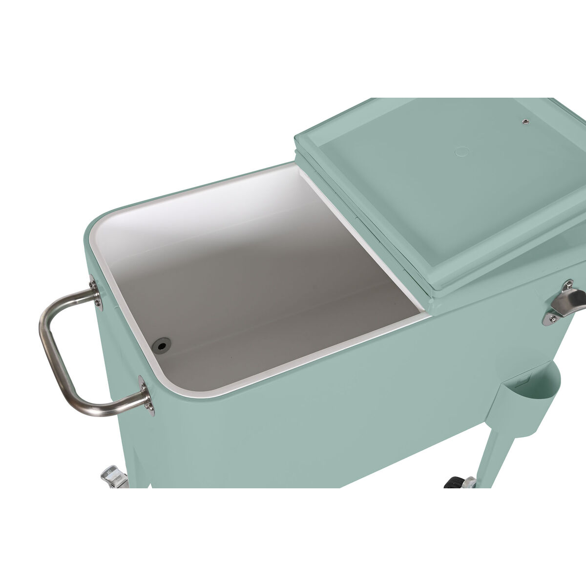 Frigider Portabil Home ESPRIT Verde Oțel polipropilenă 56 L 74 x 43 x 80 cm