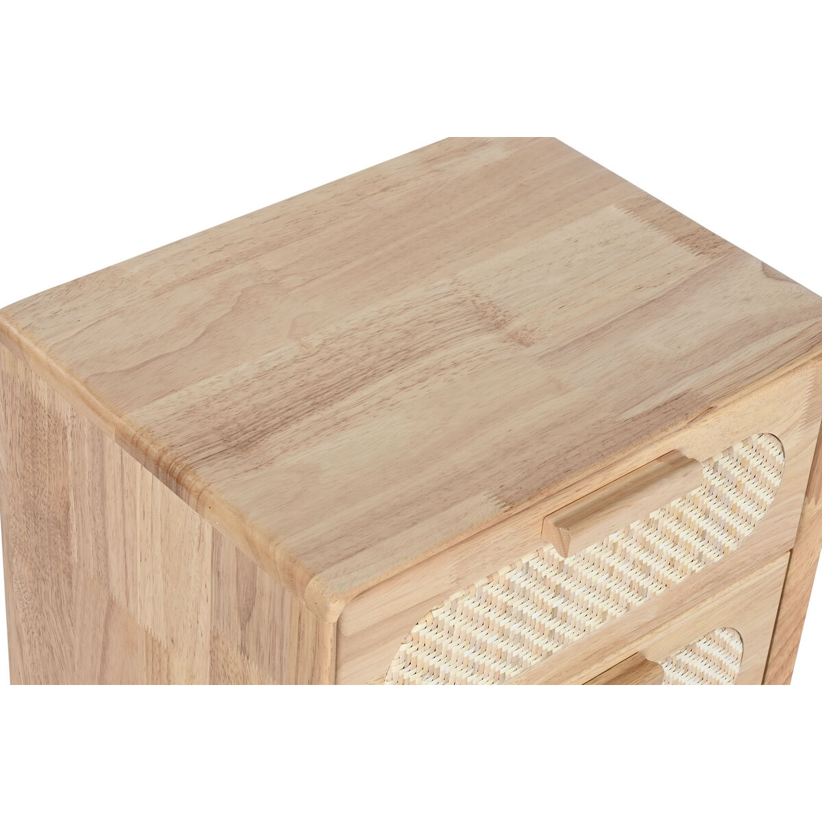 Dulap cu Sertare Home ESPRIT Natural Metal Lemn de cauciuc 40 x 30 x 63 cm