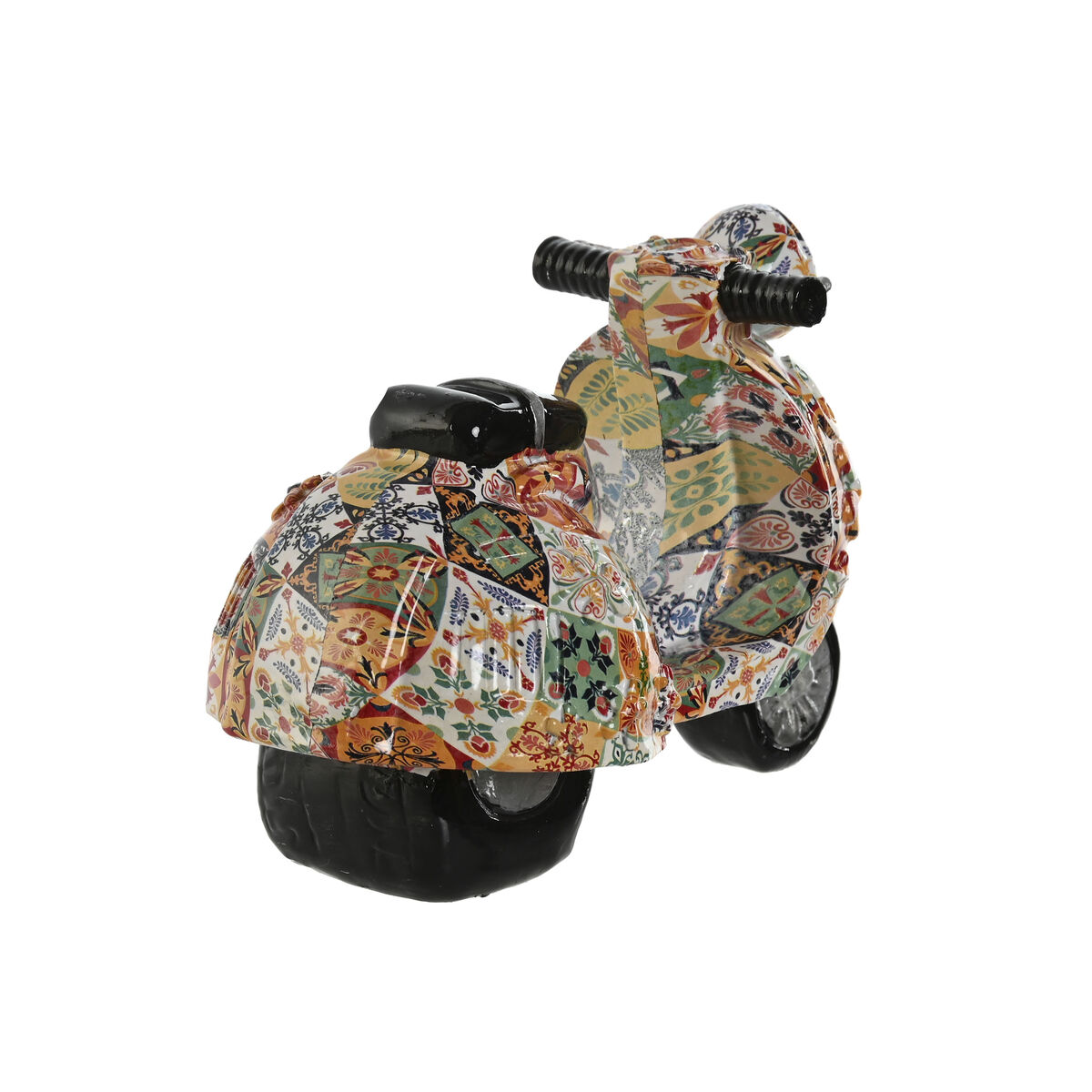 Figură Decorativă Home ESPRIT Multicolor Mediterană scooter 14 x 8 x 11 cm (2 Unități)