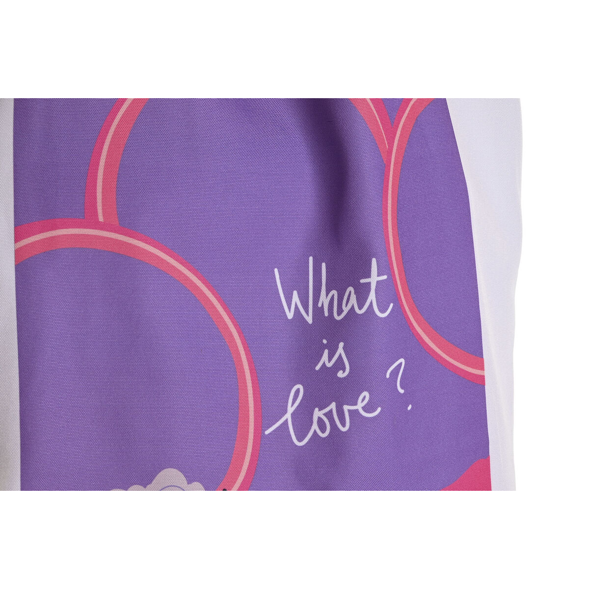 Geantă din material textil DKD Home Decor Alb polialgodon Poliester 43 x 15 x 40 cm (4 Unități)