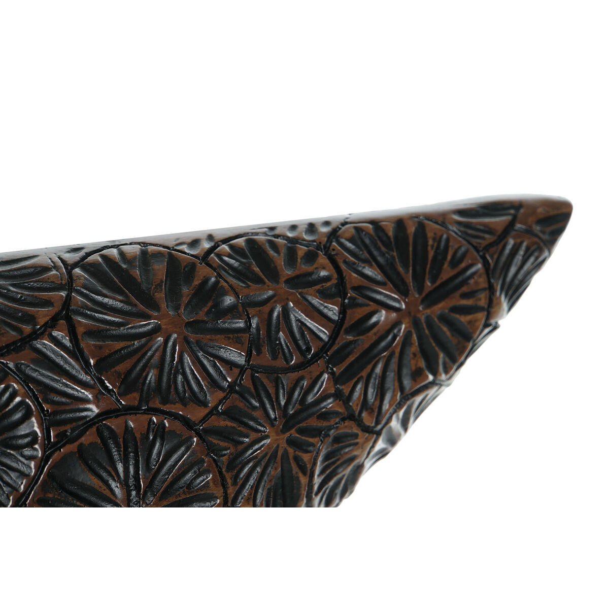 Figură Decorativă Home ESPRIT Maro Negru Colonial 66 x 8 x 23 cm