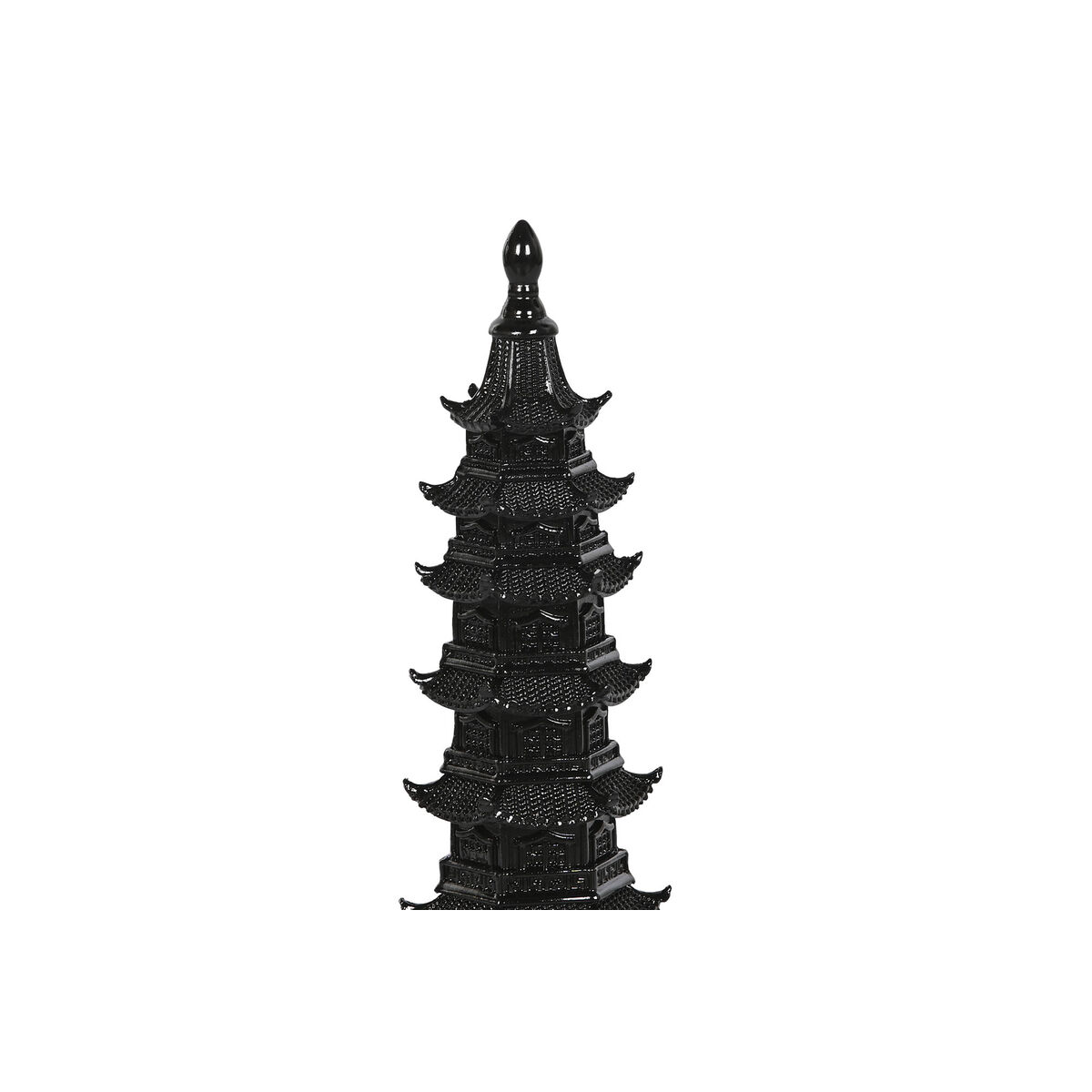 Figură Decorativă Home ESPRIT Negru Oriental 9 x 9 x 41 cm