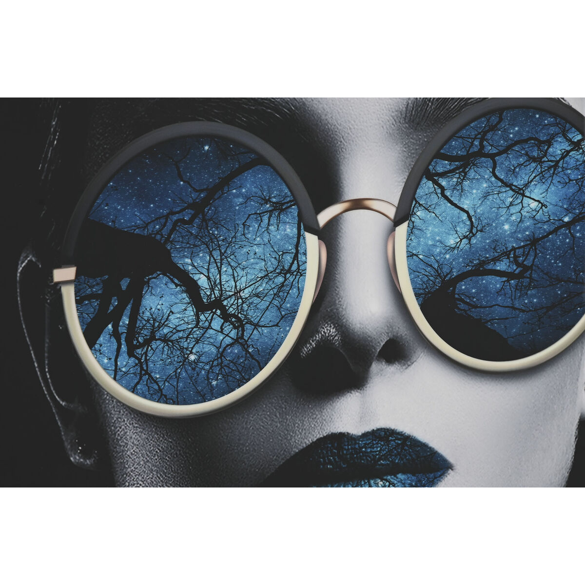 Tablou Home ESPRIT Aluminiu Lemn MDF 80 x 3 x 120 cm 80 x 3,5 x 120 cm